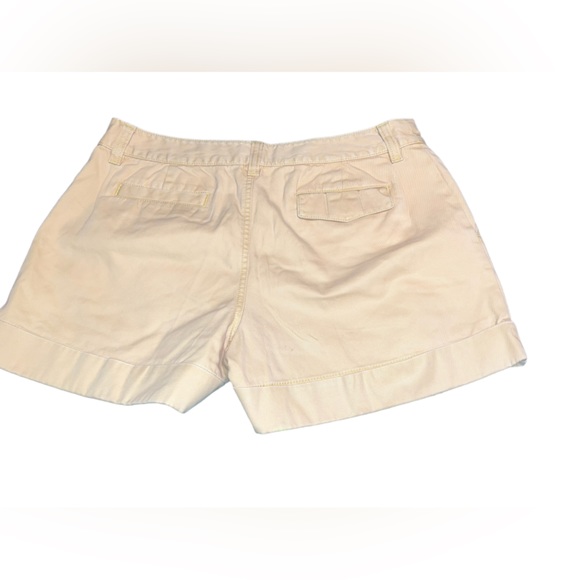 L.L. Bean Khaki Shorts size 14 100% COTTON - Picture 4 of 5